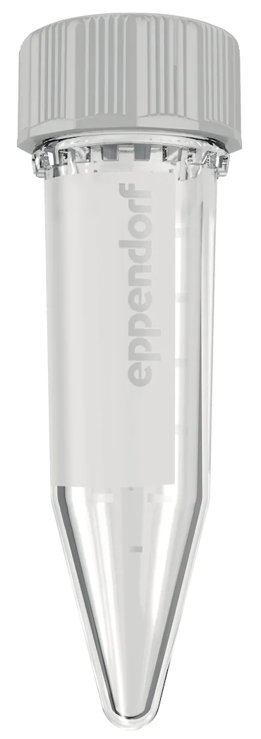 艾本德Eppendorf Tubes? 5.0 mL 帶螺旋蓋 啟動套裝, 400 個離心管（2 盒， 每盒 2 包ｘ100 個），2 個離心管架（可放置 12 個離心管），白色；8 個通用轉子適配器
