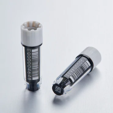 艾本德Eppendorf CryoStorage Vial，無菌, 無菌, 0.5 mL, 不含 DNase、RNase、人類 DNA 和內毒素；外螺紋，預先加蓋灰色管蓋，帶 2D SafeCode 